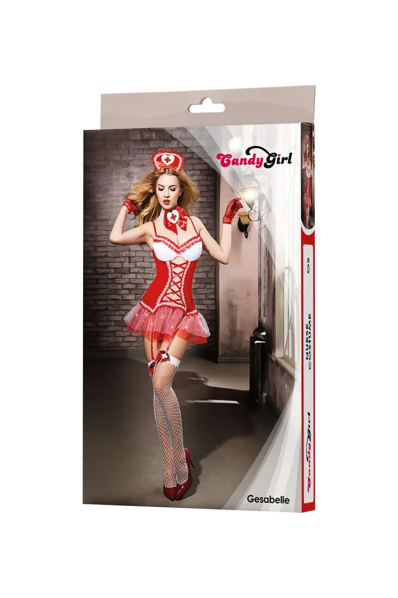 Эротическое костюм медсестры candy girl gesabelle в Москве