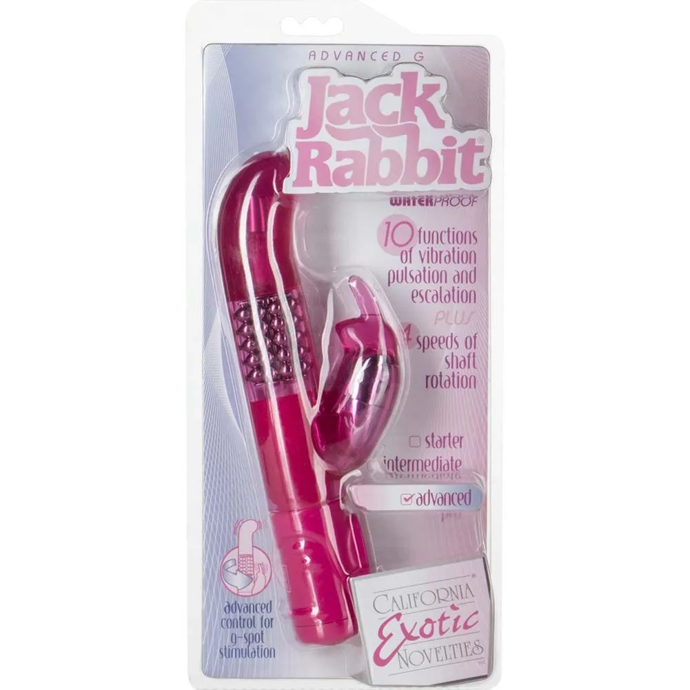 вибратор california exotic novelties advanced g jack rabbit, розовый в Москве