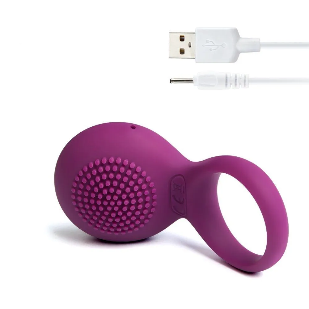 виброкольцо со стимулятором svakom tyler, фиолетовое в Москве