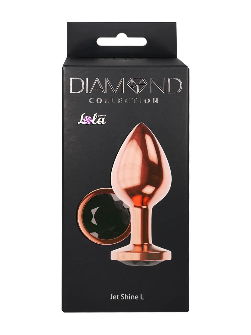анальная пробка diamond jet shine l розовое золото 4022-02lola в Москве