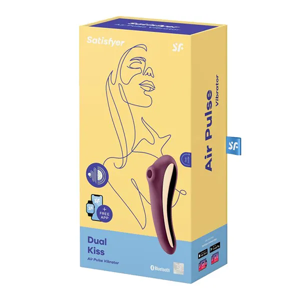 вакуумный массажер satisfyer dual kiss violet 003016sa в Москве