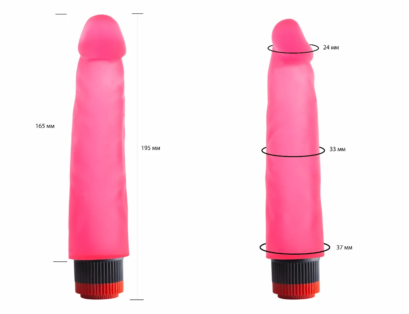 вибромассажер гелевый розовый 227100ru в Москве