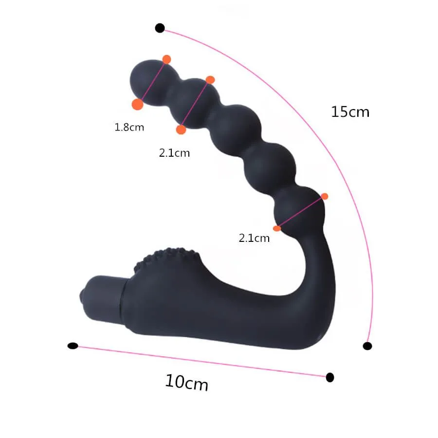 стимулятор простаты lovetoy silicone power beads, с вибрацией в Москве