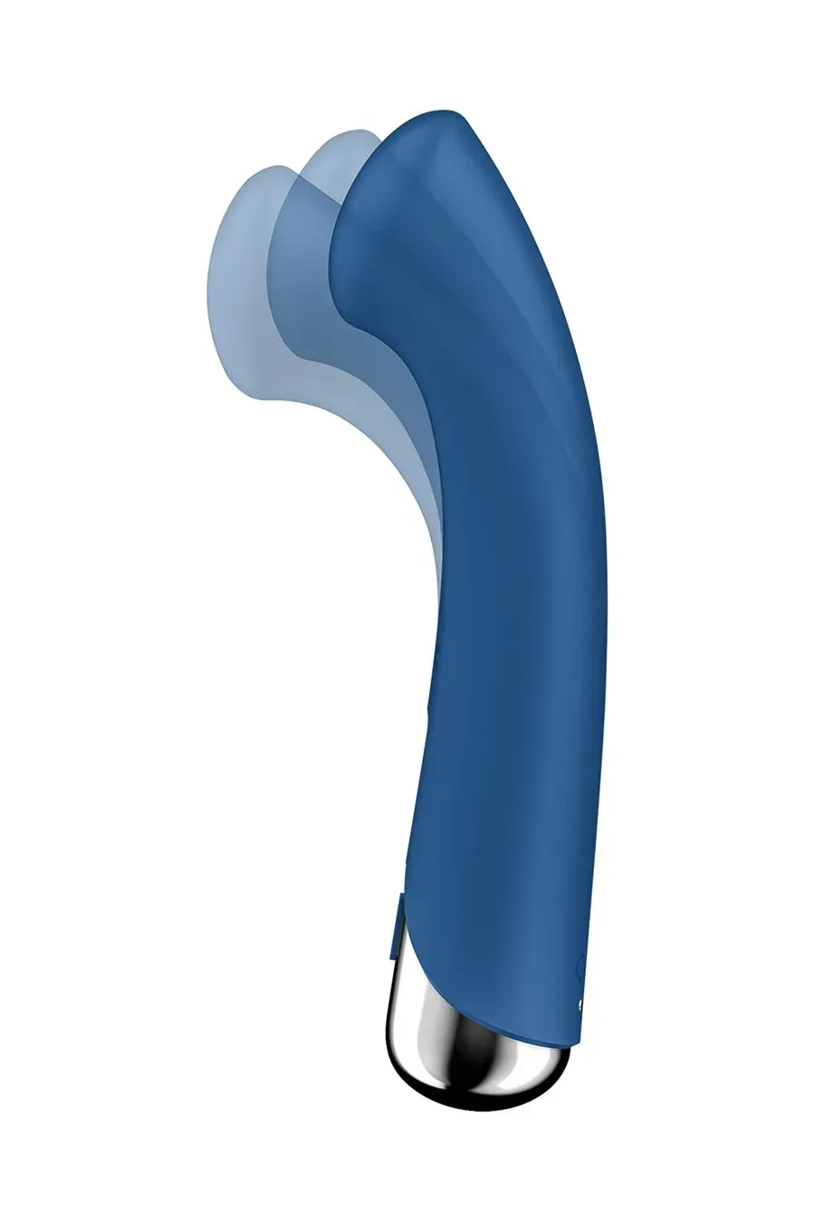 вибратор для точки g с ротацией satisfyer spinning g-spot 1, силикон, синий, 16,8 см в Москве