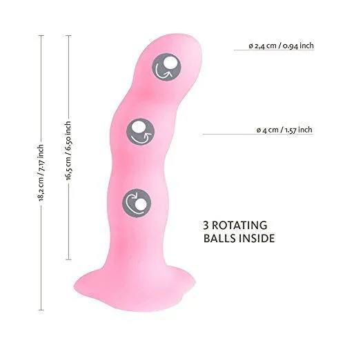 фаллоимитатор fun factory bouncer, розовый в Москве