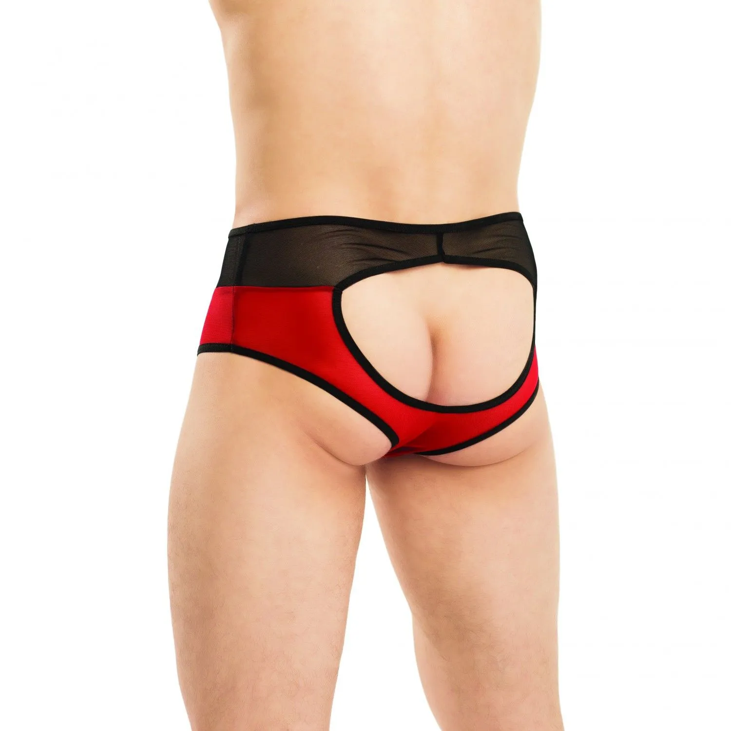 Эротическое трусы мужские flirton, черно-красные в Москве