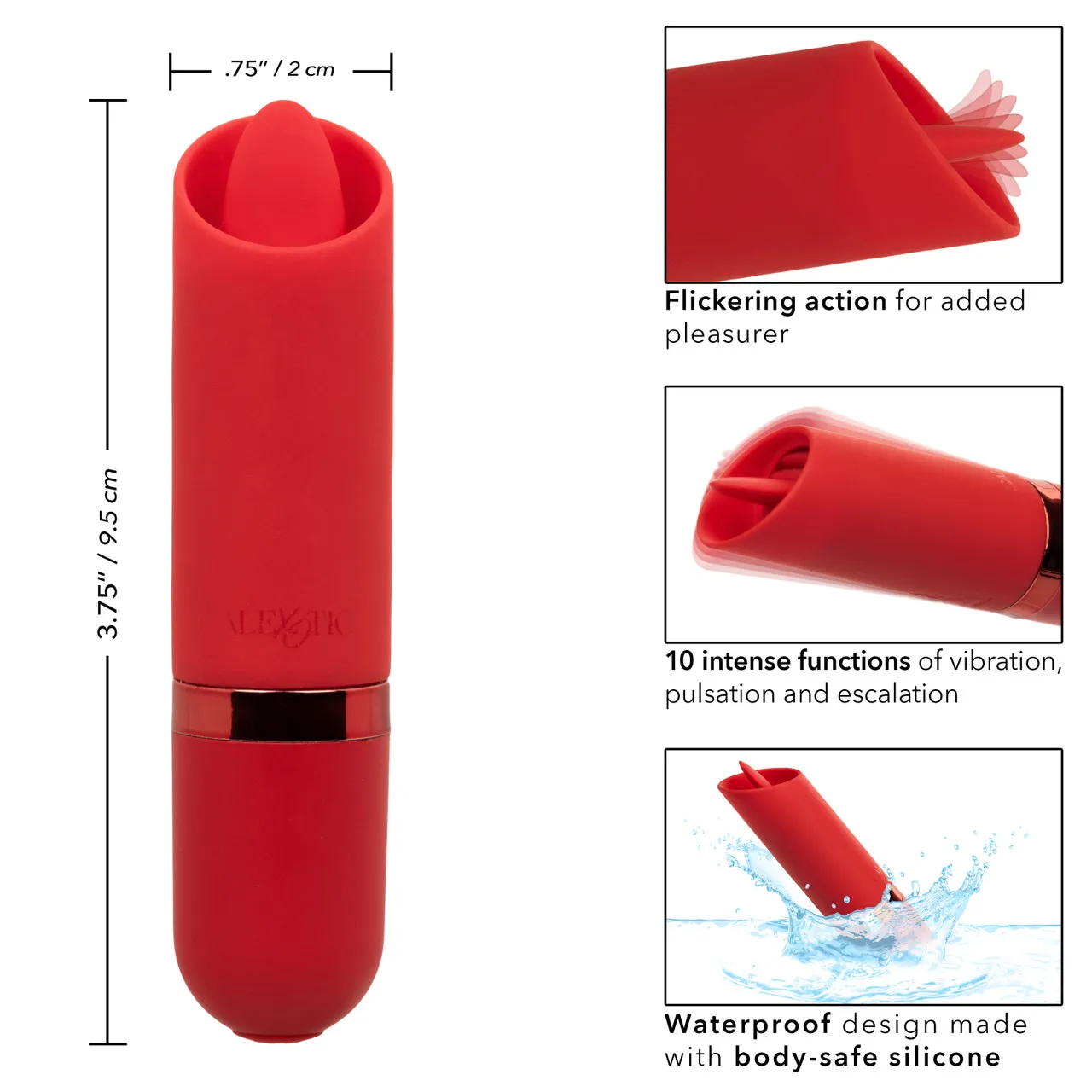 миниатюрный клиторальный стимулятор kyst flicker в Москве