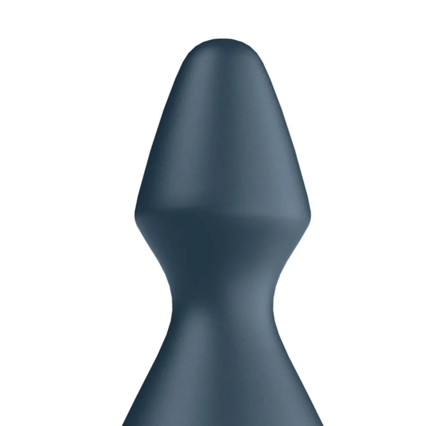 пробка анальная с вибрацией satisfyer lolli plug 1, серая в Москве