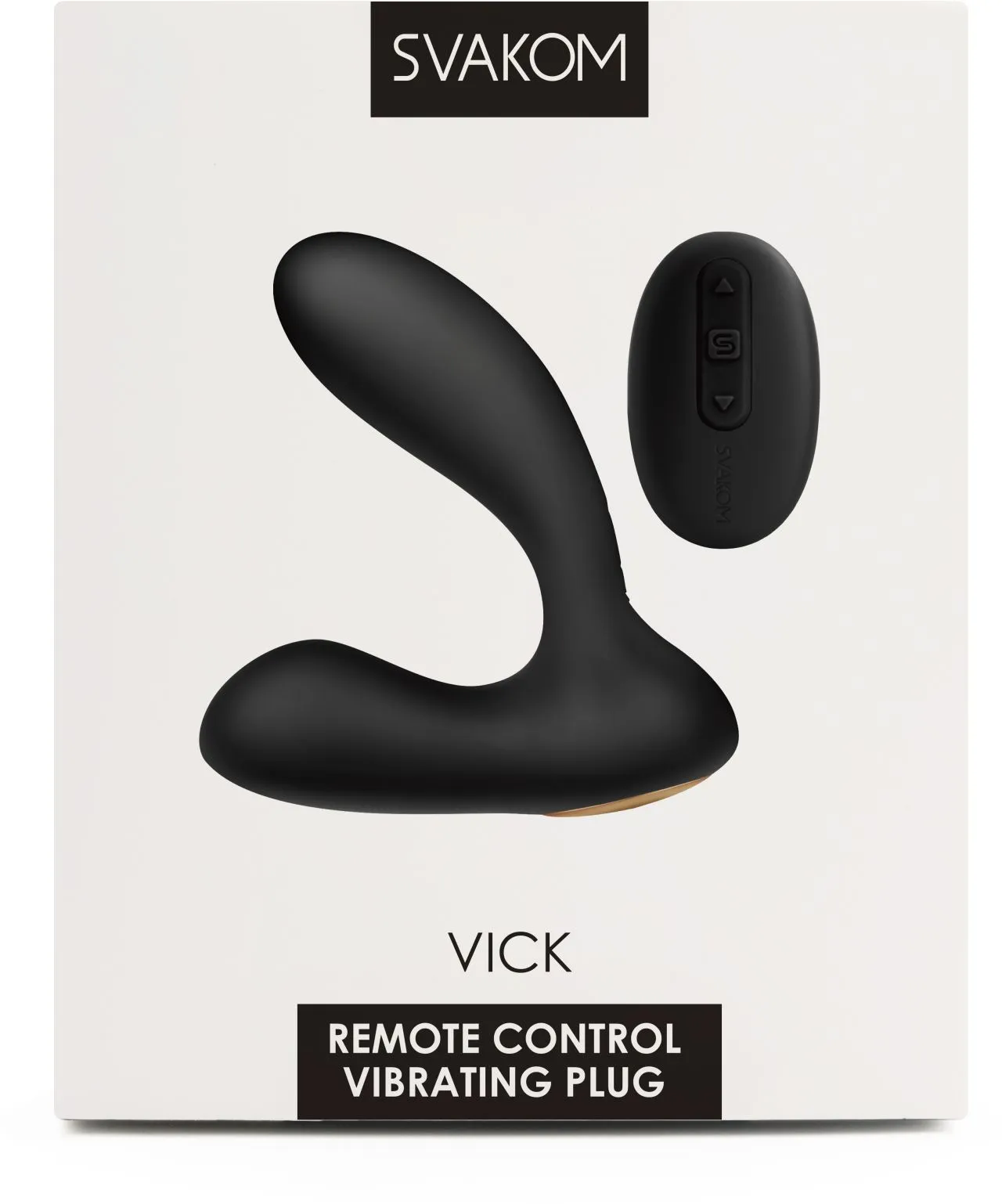 вибромассажер простаты vick black с пультом управления в Москве