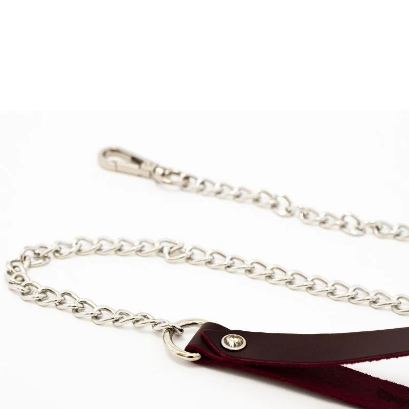 поводок pinkrabbit, бордовый в Москве