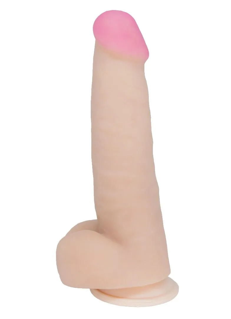 Фаллоимитатор на присоске Lovetoy неоскин, телесный