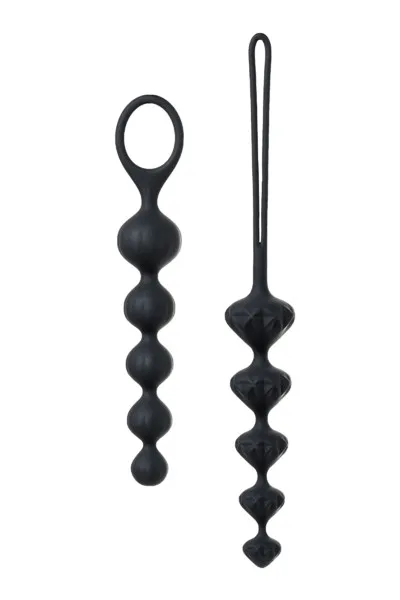 набор из 2 цепочек satisfyer beads black 000855sa в Москве