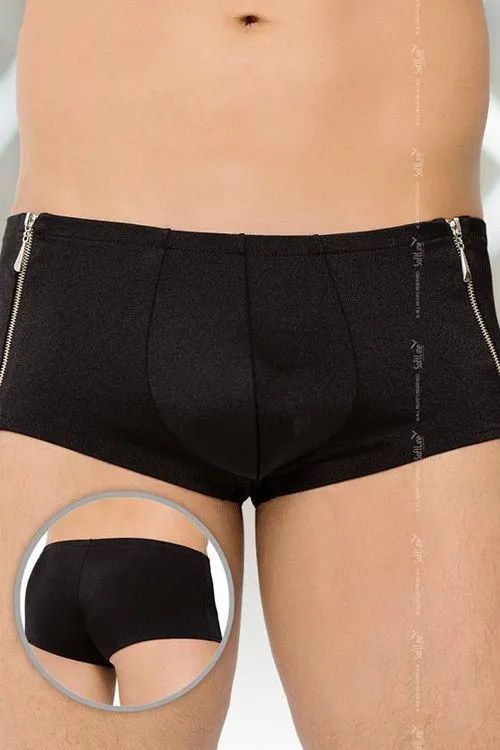 Эротическое трусы-шорты мужские softline, черные в Москве