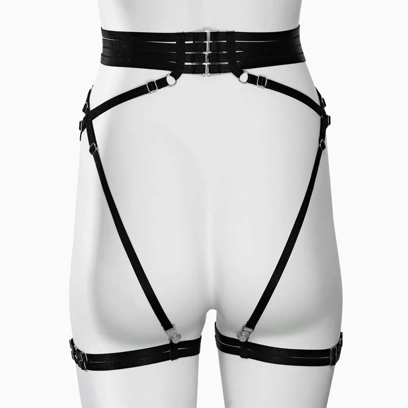 портупея pinkrabbit bandage elastic, чёрный в Москве