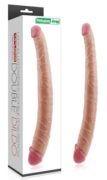 фаллоимитатор двойной lovetoy lady-killer double dildo, телесный в Москве