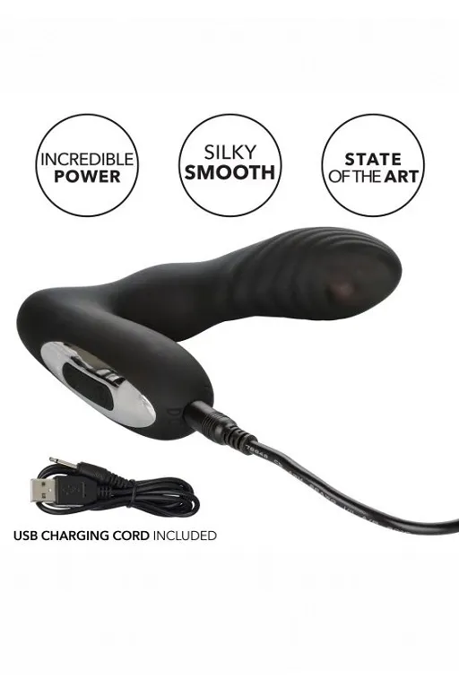 перезаряжаемый силиконовый массажер простаты roller ball probe с функцией "вращающийся шарик" в Москве