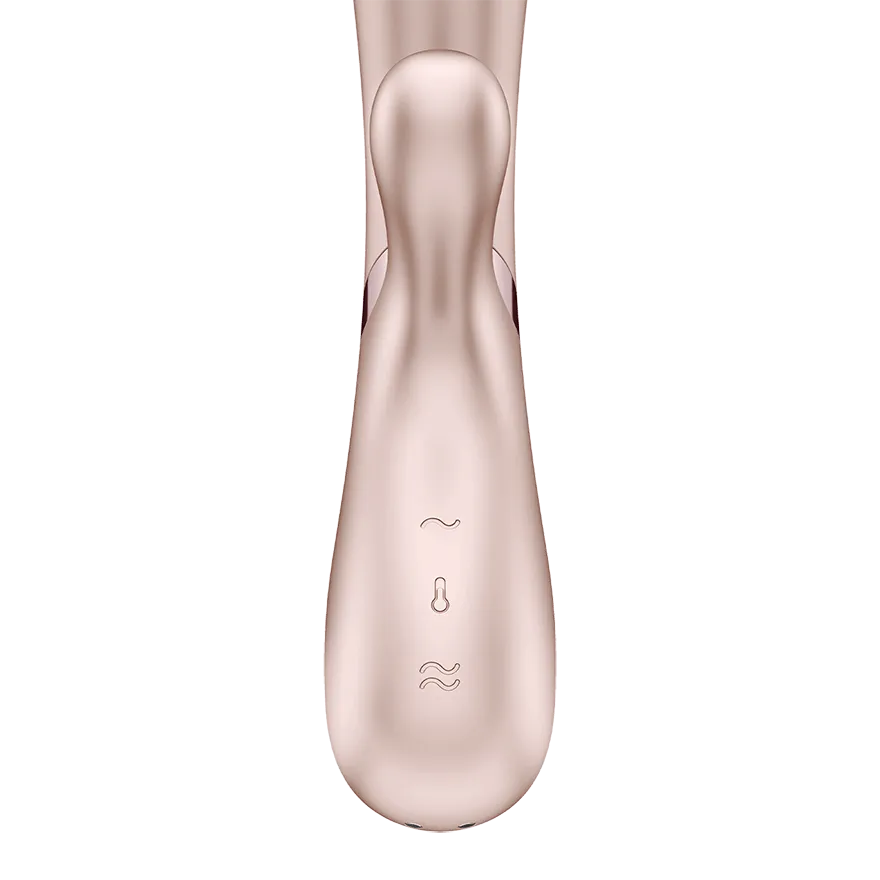 вибромассажер с подогревом и приложением satisfyer hot lover, бежевый в Москве