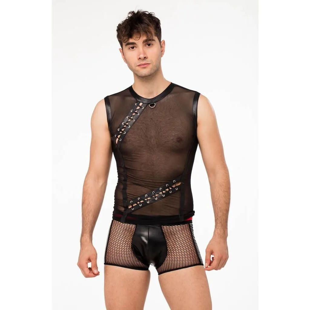 Эротическое футболка lapin rose с элементом шнуровки, размер s в Москве