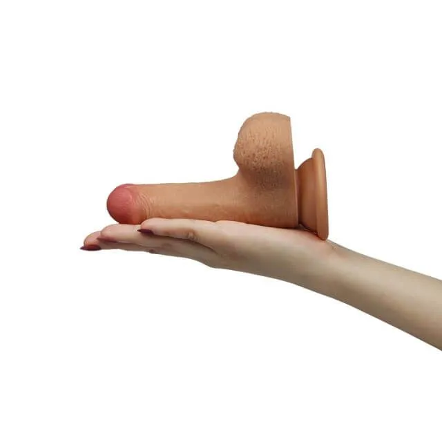 вибратор с мошонкой lovetoy gabe, телесный в Москве