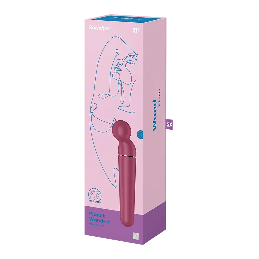 Вибромассажер Satisfyer Planet Wand-er berry 046068SA