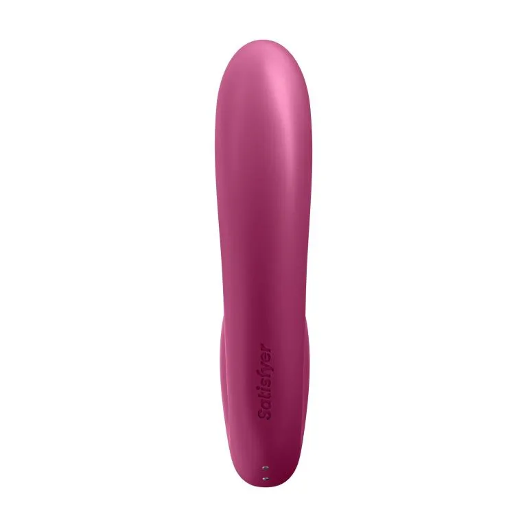 вибратор с вакуумным стимулятором satisfyer sunray с фиксацией формы (ягодный) в Москве