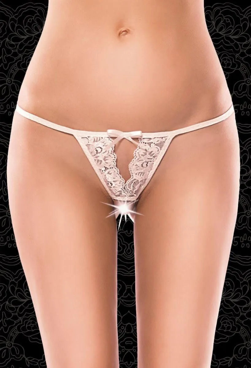 Эротическое стринги с доступом flirton 2679-1 белые в Москве