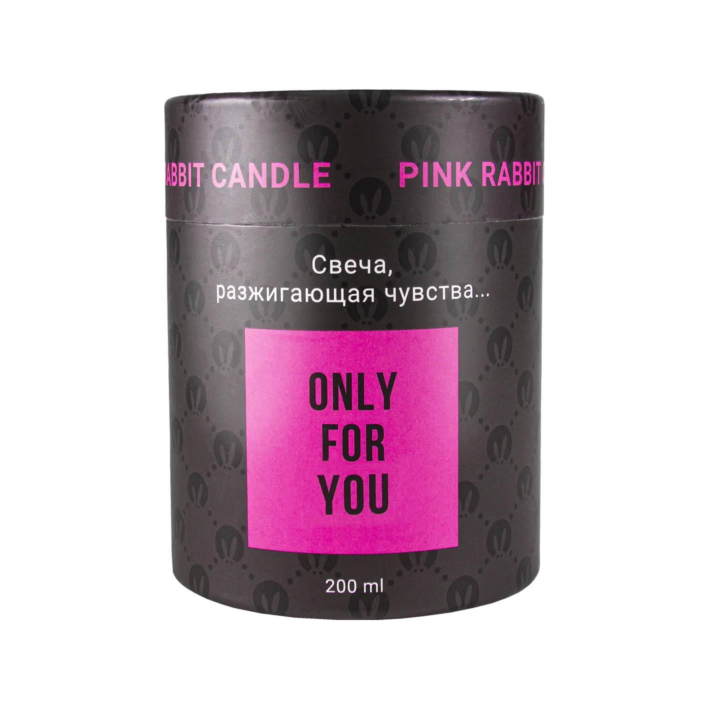 свеча pinkrabbit в стакане only for you в Москве