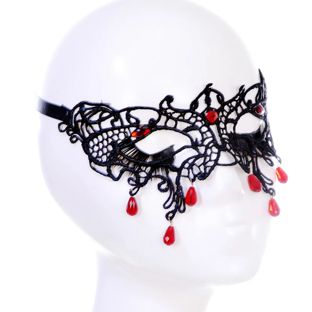 Маска изящная роскошная с бусинами 47322-MM