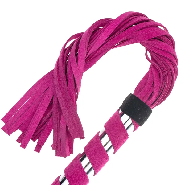 флоггер замшевый, рукоятка серпантин, хвосты 30 см в Москве