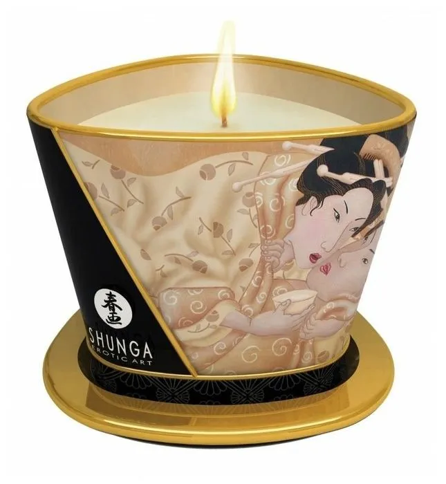 свеча массажная shunga ванильный фетиш, 170 мл в Москве