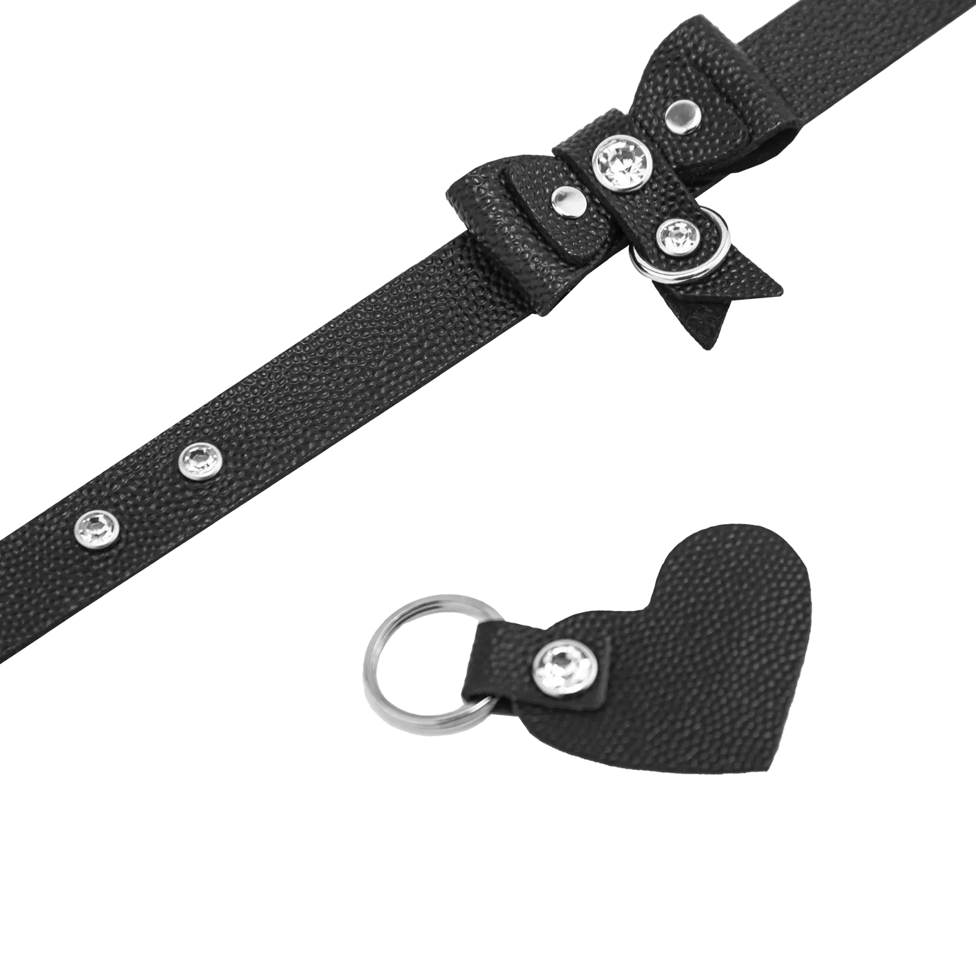 чокер бабочка со стразами, чёрный в Москве