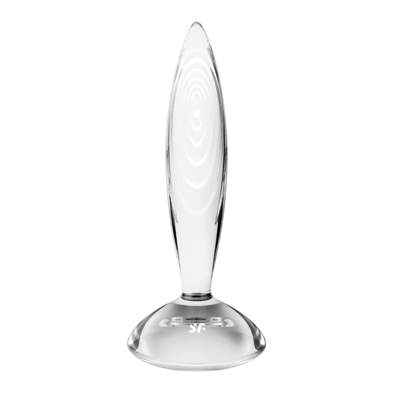 стеклянный фаллоимитатор satisfyer sparkling crystal (прозрачный) в Москве