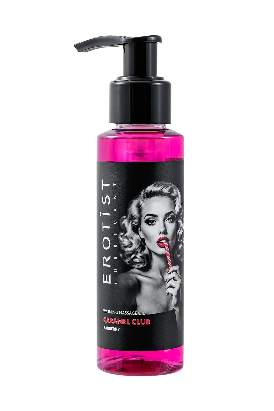 разогревающее массажное масло erotist caramel club барбарис, 100 мл. в Москве