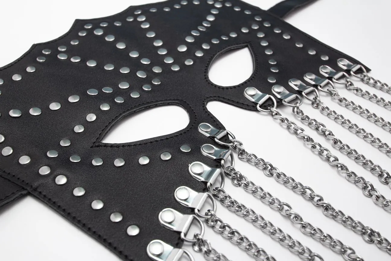 маска на лицо pinkrabbit с цепочками, черная в Москве