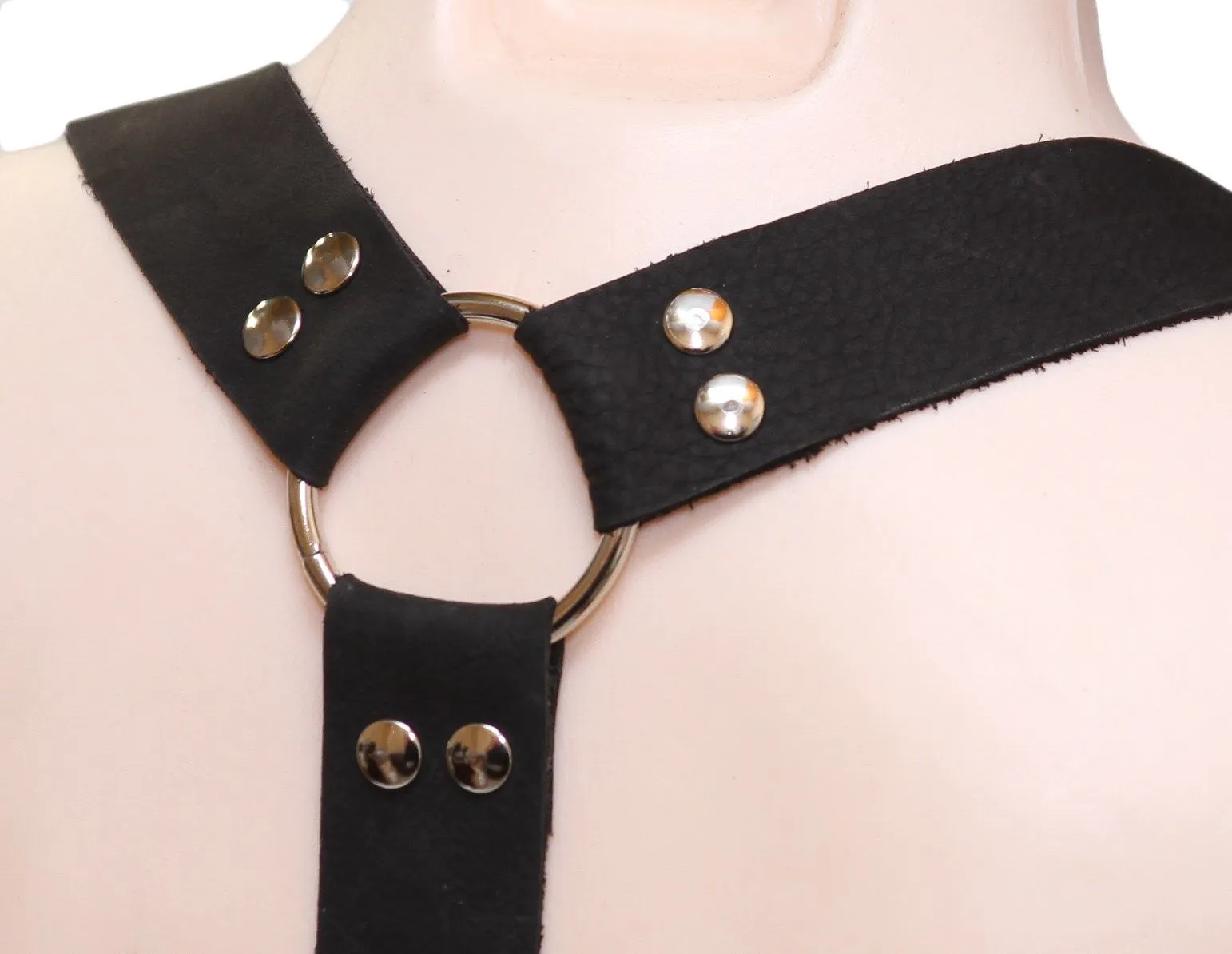 Эротическое бондажный комплект с широкими ремнями, черный в Москве