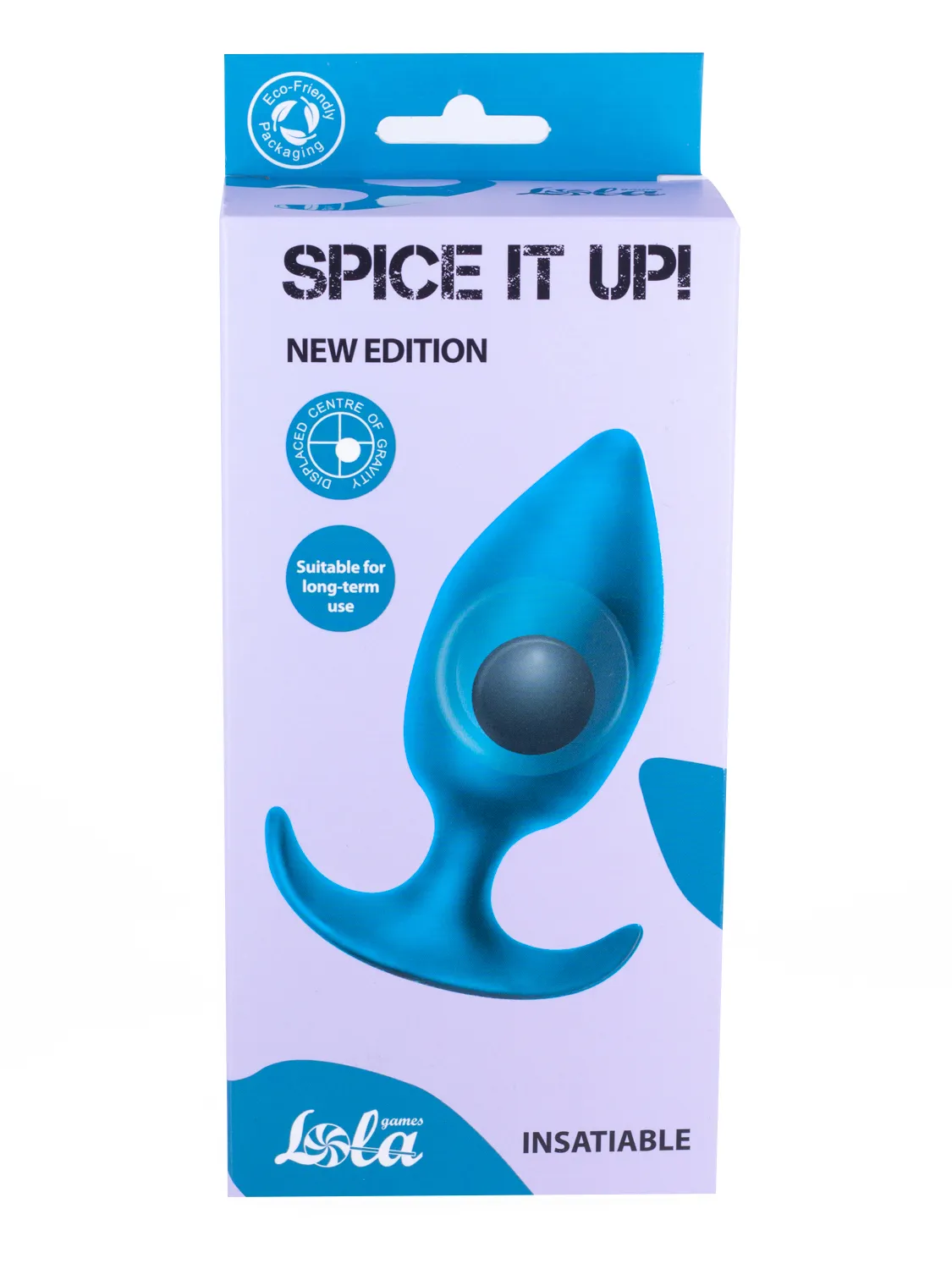 пробка со смещенным центром тяжести spice it up insatiable aquamarine 8011-03lola в Москве
