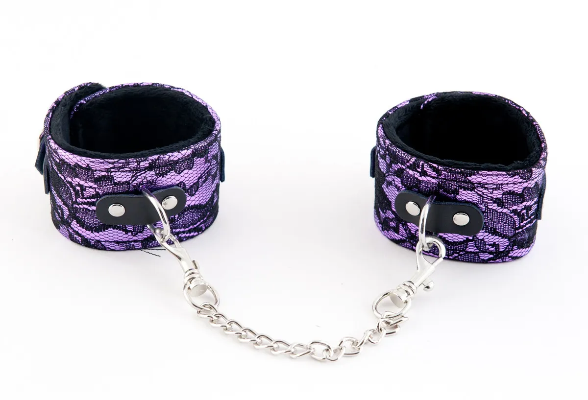 кружевные поножи toyfa marcus, пурпурный, 46 см в Москве