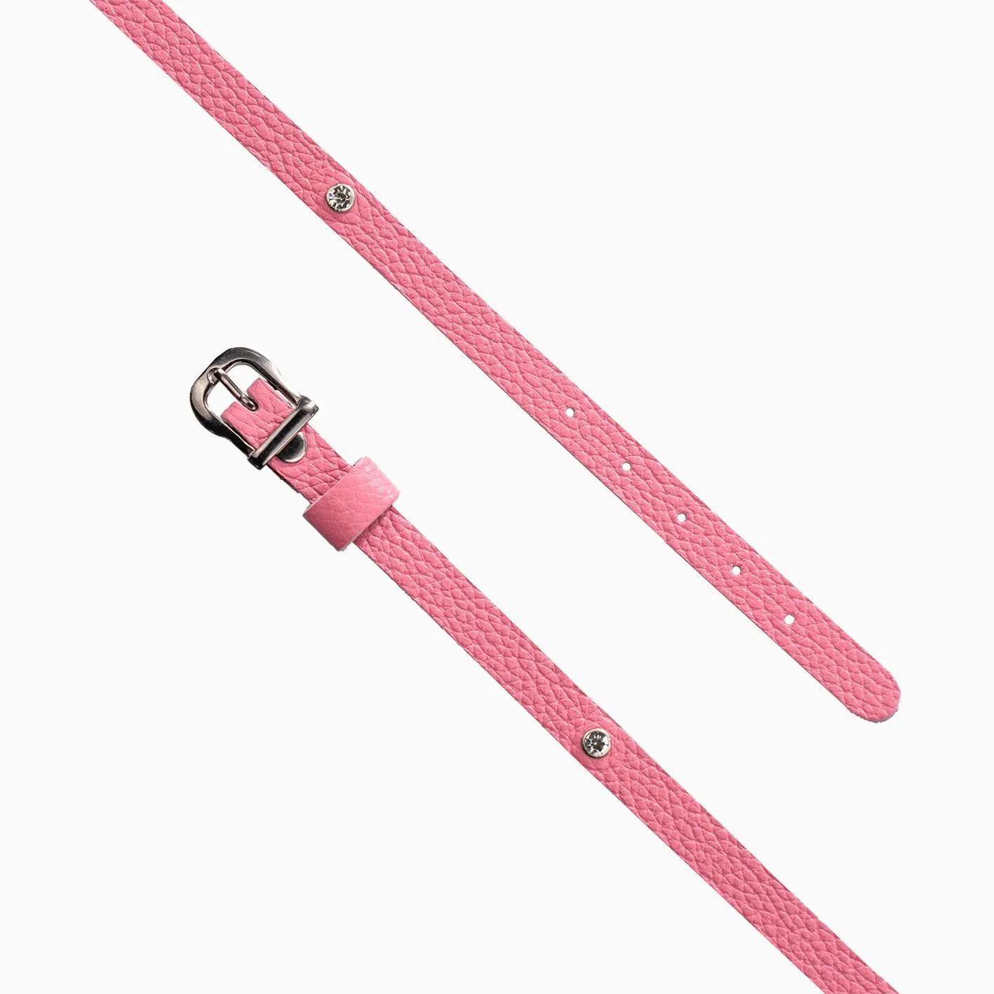 чокер со стразами и съёмным сердцем, розовый в Москве