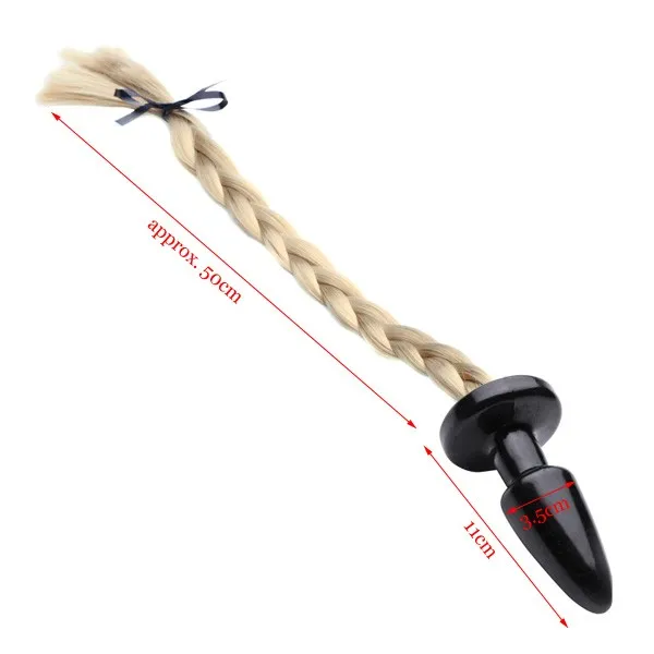 анальная пробка с хвостом "blondy" 47008-mm в Москве