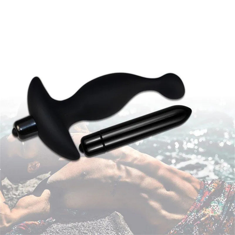 анальная пробка фигурная lovetoy p spot plug, чёрная в Москве