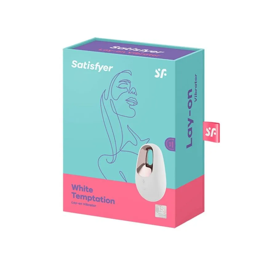 мини-вибратор satisfyer white temptation, белый в Москве