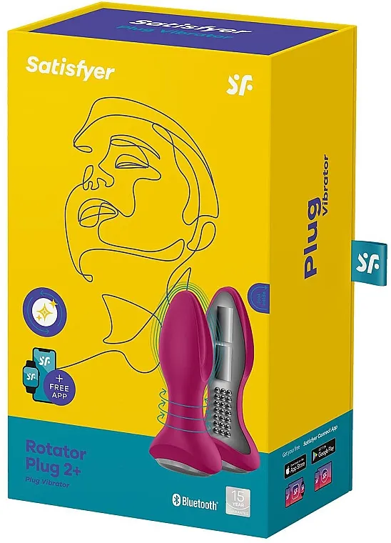 анальный стимулятор с ротацией satisfyer rotator plug 2+ 003177sa в Москве