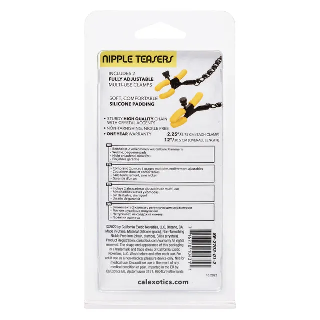 металлические зажимы для сосков с силиконовыми насадками boundless nipple teasers в Москве