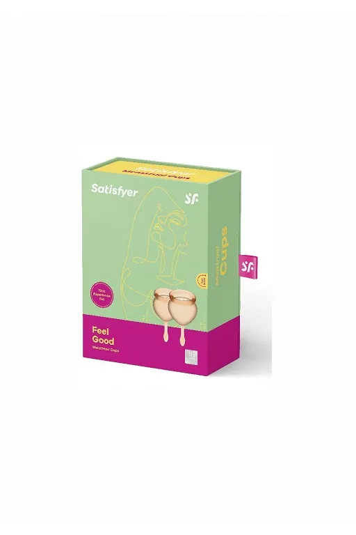 Набор менструальных чаш Satisfyer Feel good Menstrual Cup (orange)