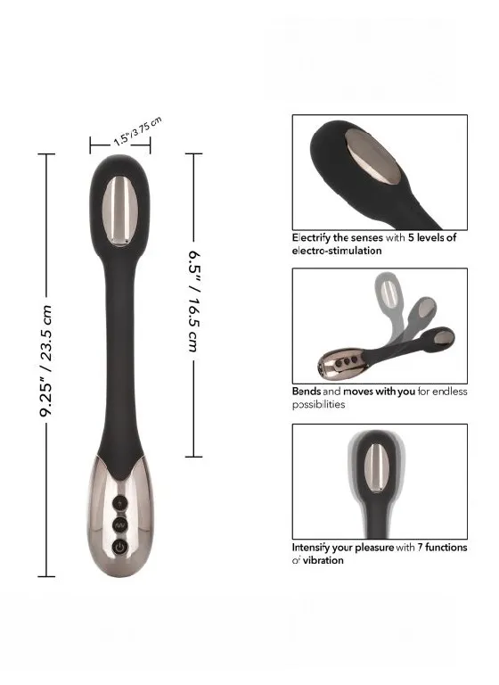 гибкий вибромассажер с электростимуляцией electro-charge в Москве