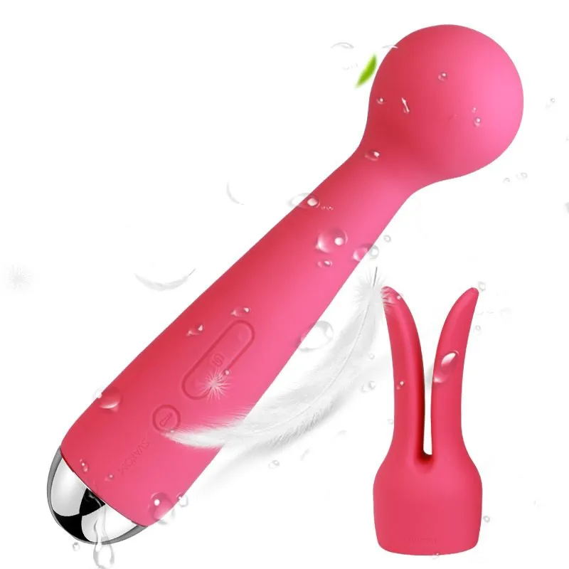 универсальный массажер с насадкой svakom emma, розовый в Москве