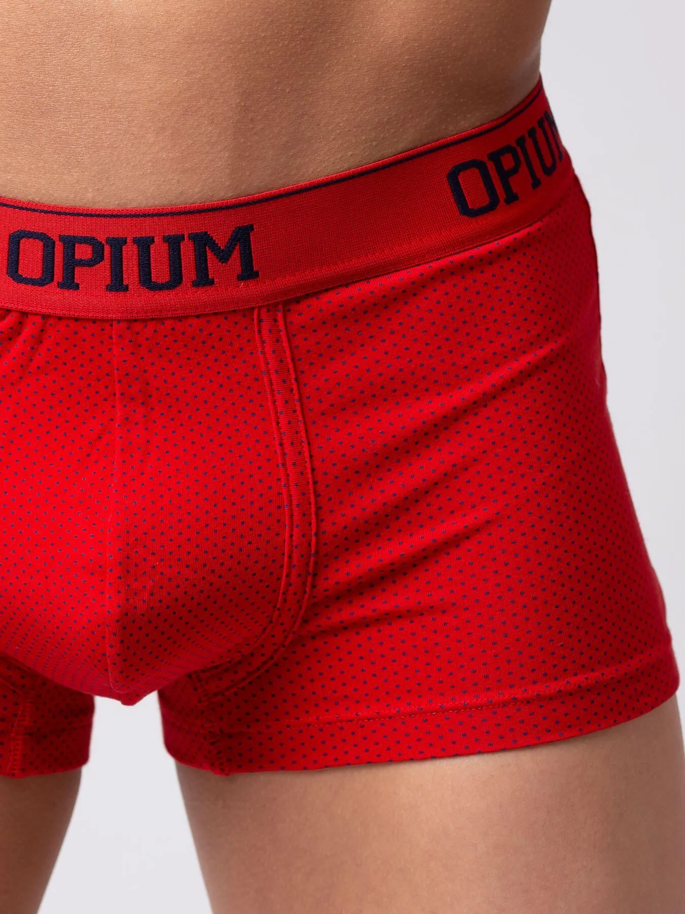 Эротическое трусы мужские боксеры opium r128, красные в Москве