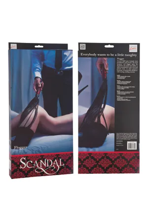 многохвостая гладкая плеть (флогер) scandal flogger в Москве