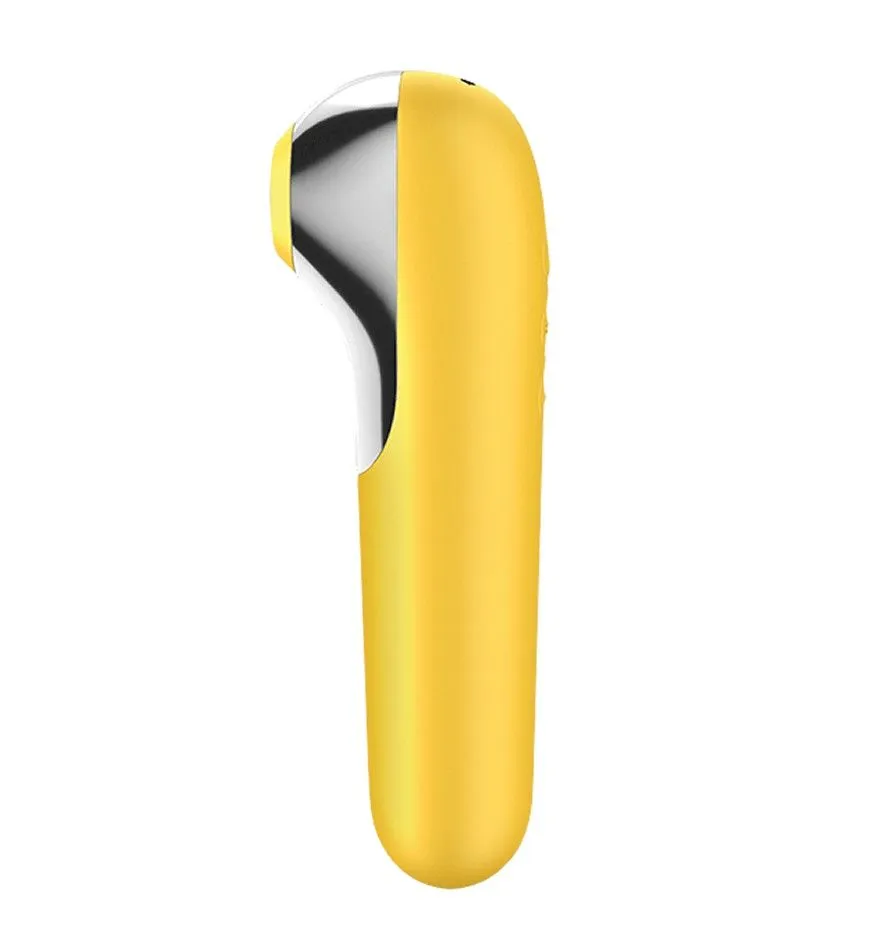 вакуум-волновой бесконтактный стимулятор клитора satisfyer dual love, жёлтый в Москве