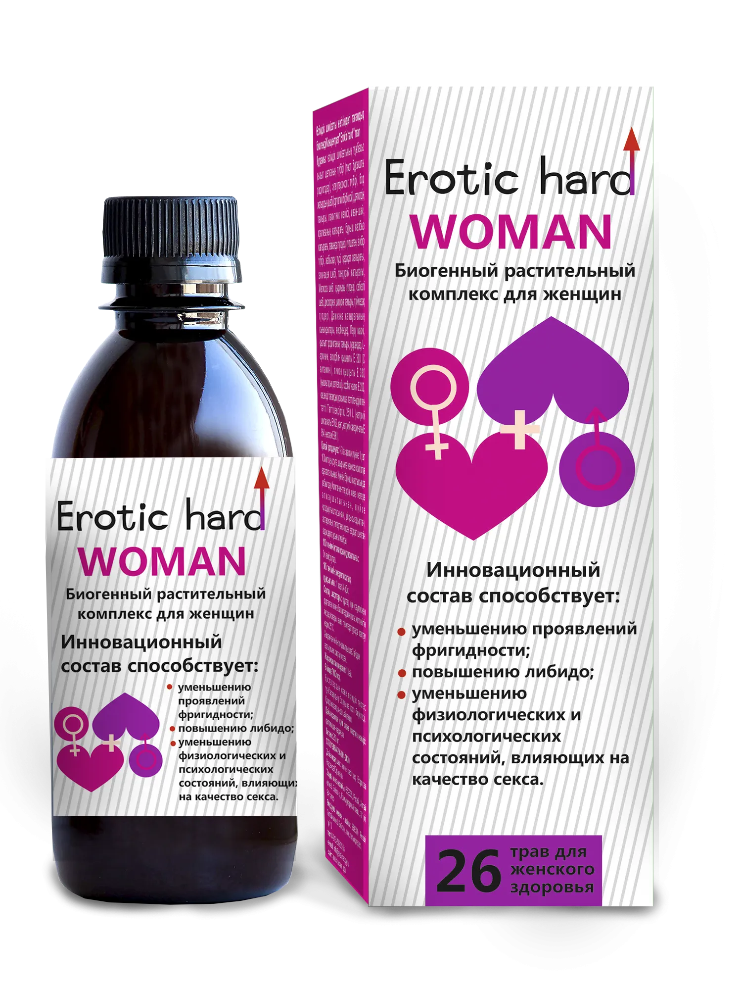 женский биогенный концентрат для повышения либидо и сексуальности"erotic hard" woman 5003eh в Москве